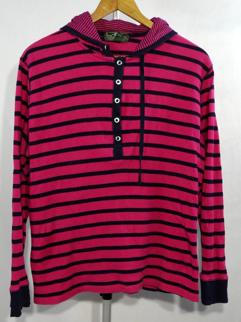 Lauren Sz 2X Pink & Blue 100% Cotton Womens Ralph Lauren Active Shirt
